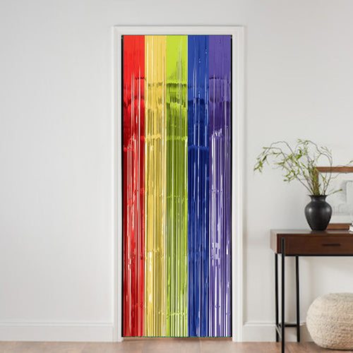 Metallic Curtain - Primary Multicoloured