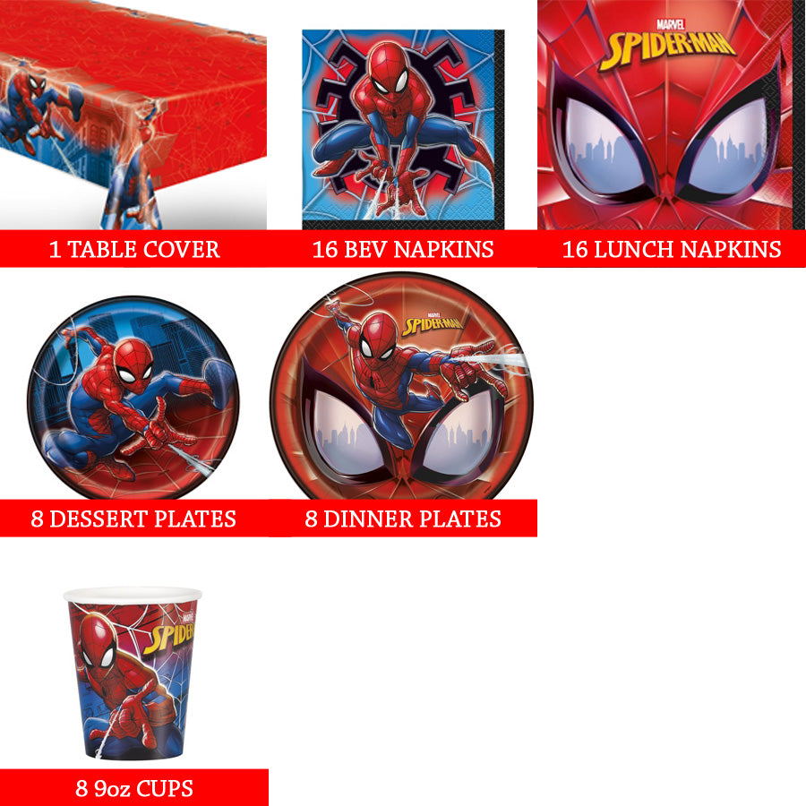 Spiderman Birthday Package