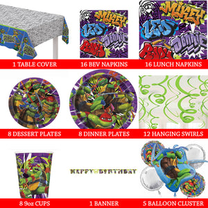 Ninja Turtles Birthday Package