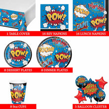 Load image into Gallery viewer, Superhero Party Birthday Package