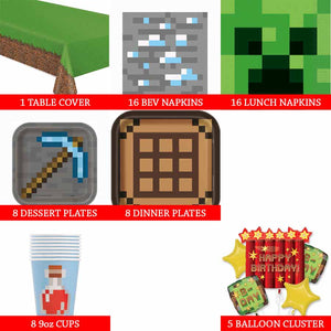 Minecraft Birthday Package