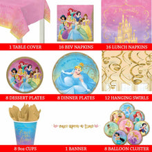 Load image into Gallery viewer, Disney Princess Birthday Package