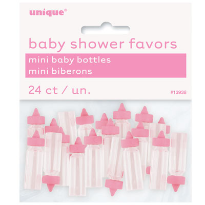Mini Baby Bottles - Pink