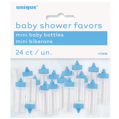 Mini Baby Bottles - Blue