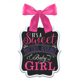 Baby Girl MDF Sign