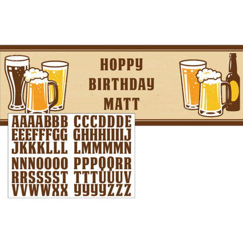 Cheers and Beers Custom Banner