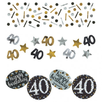 Sparkling Celebration 40th Confetti
