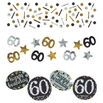 Sparkling Celebration 60th Confetti