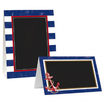 Anchors Aweigh Tent Cards