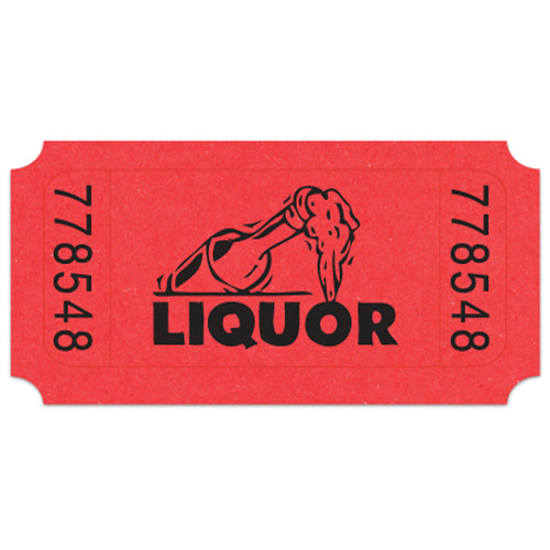 Liquor Ticket Roll
