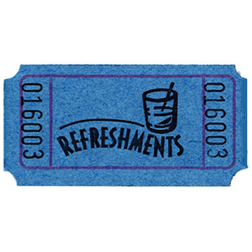 Refreshments Ticket Roll