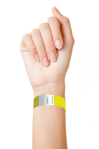 Security Wristband - Yellow