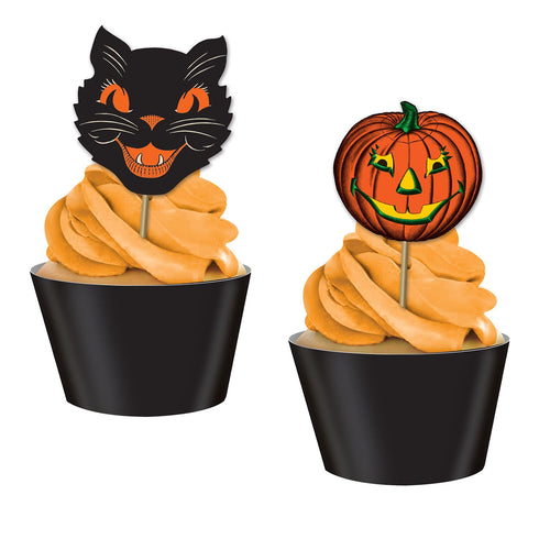 Vintage Halloween Picks - 50ct