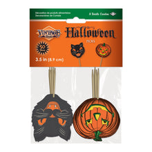 Load image into Gallery viewer, Vintage Halloween Picks - 50ct