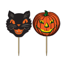 Load image into Gallery viewer, Vintage Halloween Picks - 50ct