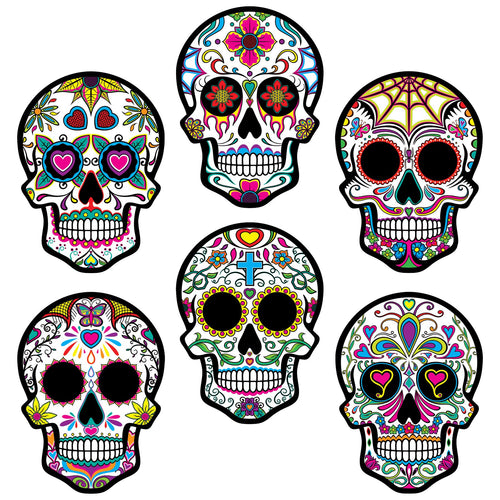 Day of the Dead Cutouts - 6ct