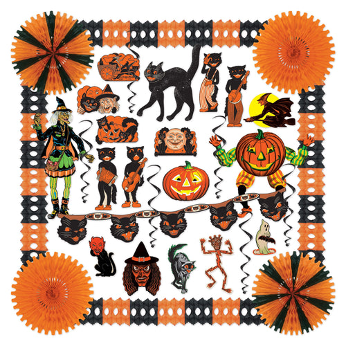 Vintage Halloween Decorating Kit