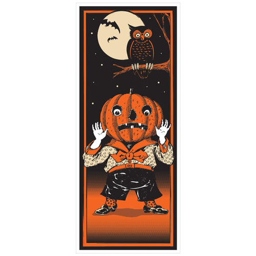 Vintage Pumpkin Door Poster