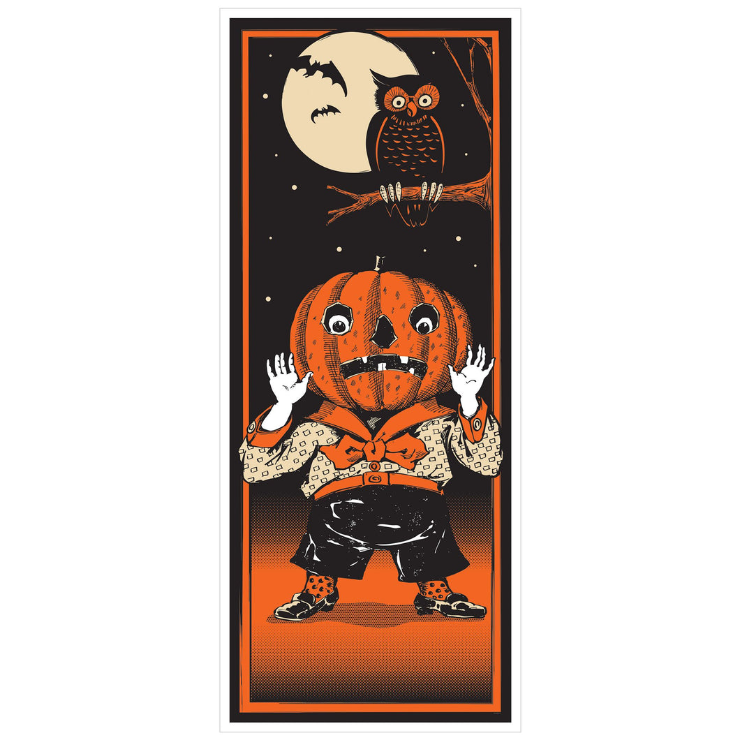 Vintage Pumpkin Door Poster