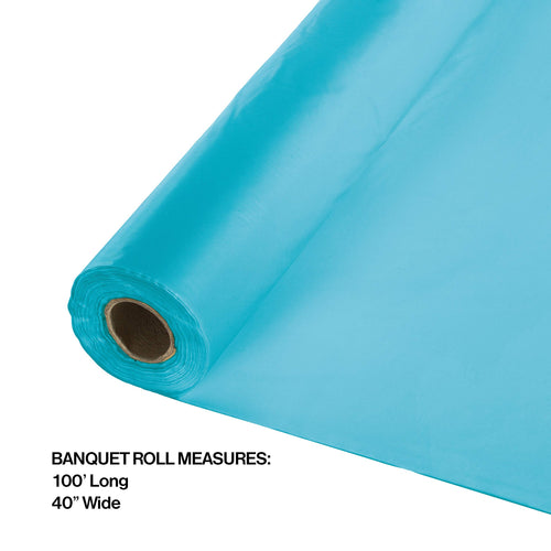 Caribbean Blue Table Cover Roll