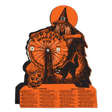 Load image into Gallery viewer, Vintage Witch Fortune Wheel Game