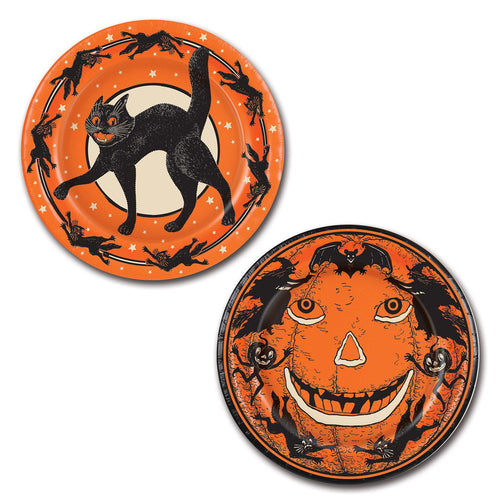 Vintage Halloween Dinner Plates
