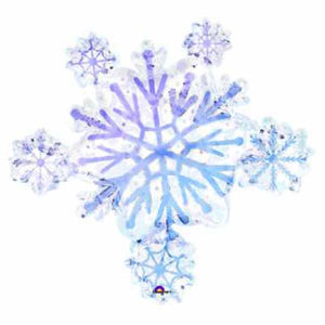 Prismatic Snowflake 32" Foil Balloon