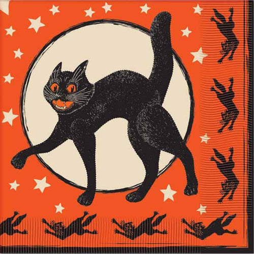 Vintage Halloween Luncheon Napkins