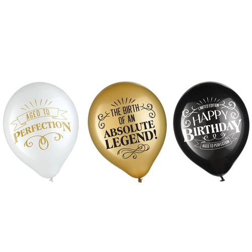 Better With Age Latex Balloons - 15ct