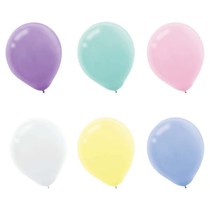 12" Latex Balloons - Pastels