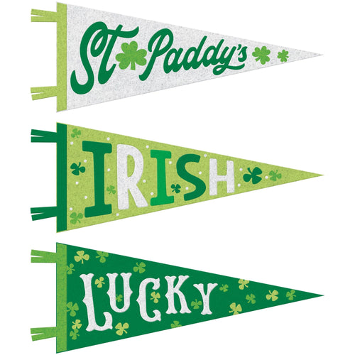 St Pats Felt Pennants