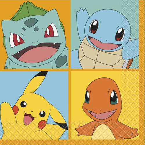Pokemon Luncheon Napkins