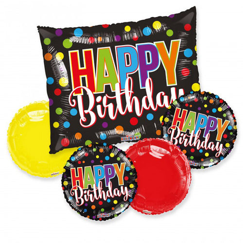 Bright Dots Foil Balloon Set