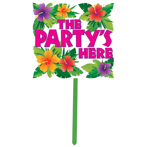 Hibiscus Yard Sign