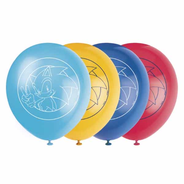 Sonic The Hedgehog Latex Balloons
