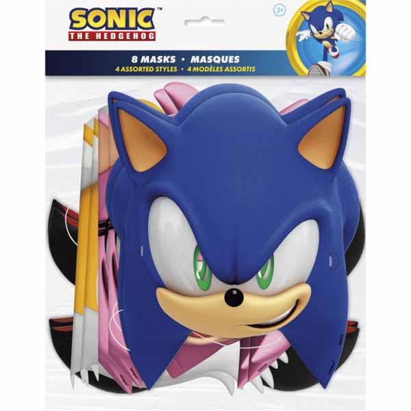 Sonic The Hedgehog Masks