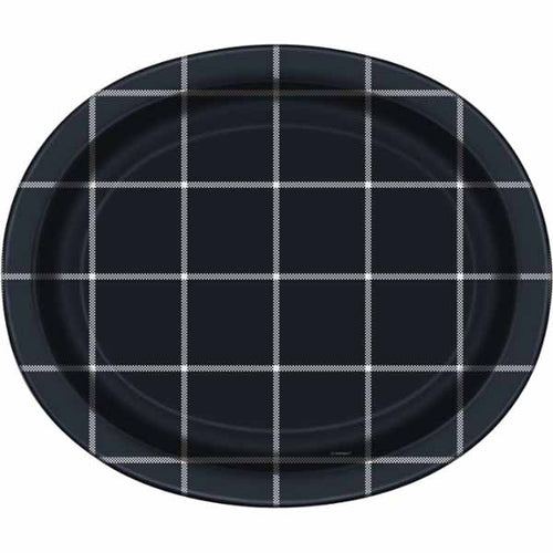Modern Thanksgiving Oval Platters - 8ct