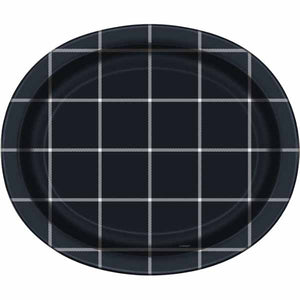 Modern Thanksgiving Oval Platters - 8ct