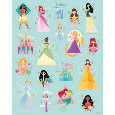 Disney Princess Stickers - 72ct