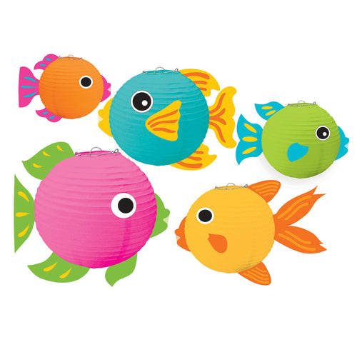 Fish Lanterns - 5ct
