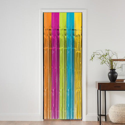 Metallic Curtain - Multicoloured