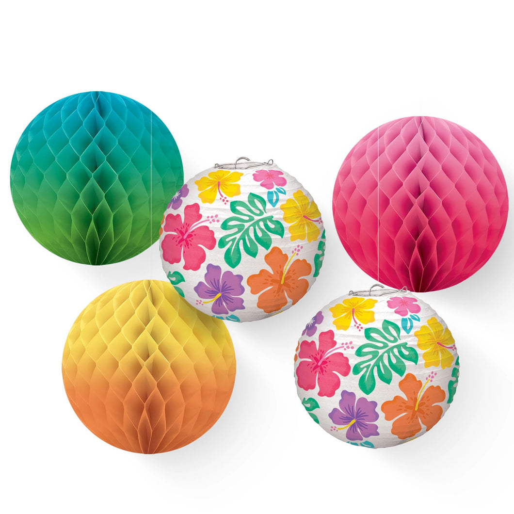 Summer Hibiscus Honeycombs - 5ct