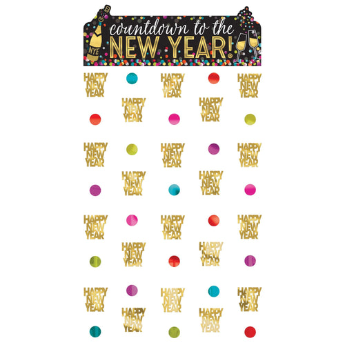 Bright New Year Door Curtain