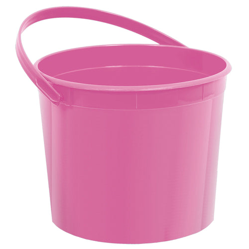 Plastic Bucket - Candy Pink