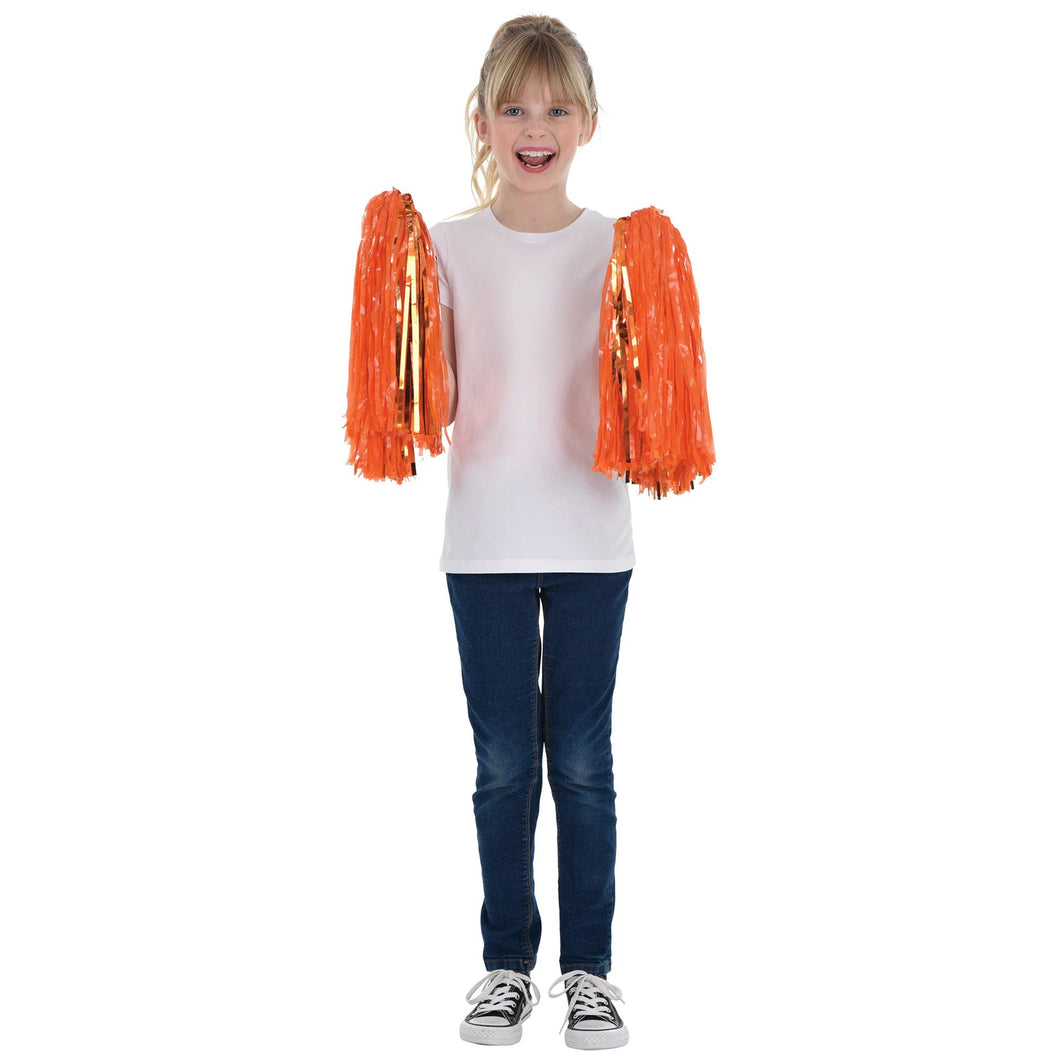 Orange Pom-Poms