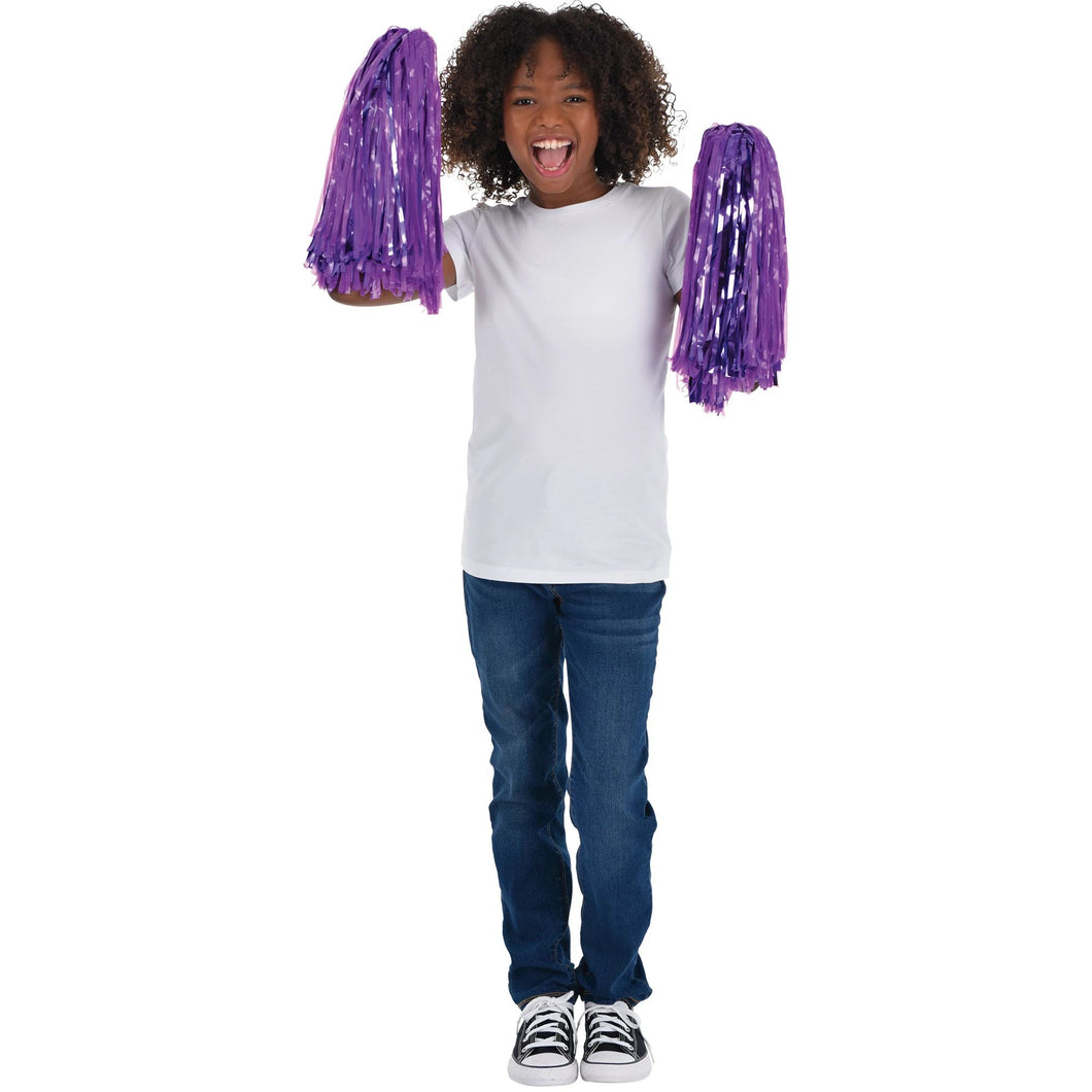 Purple Pom-Poms