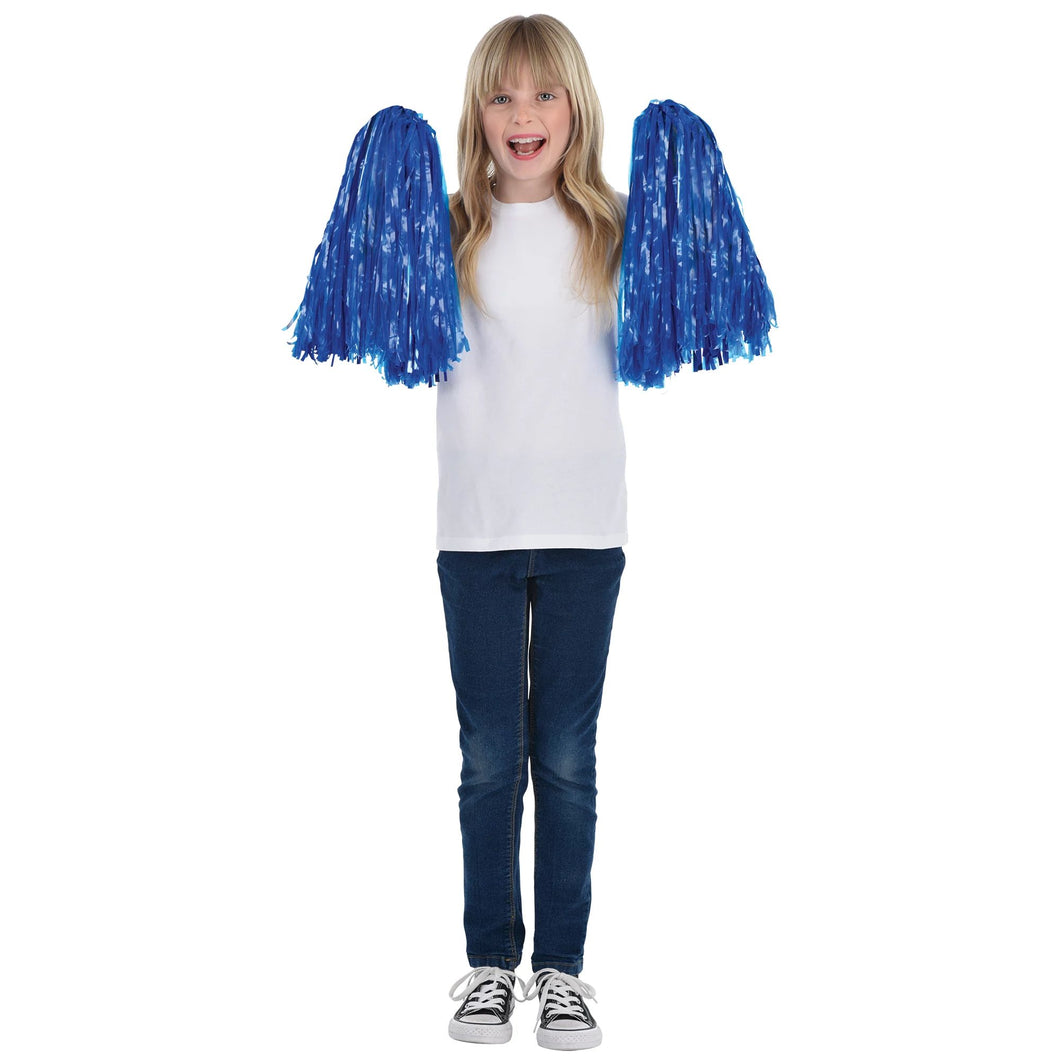 Blue Pom-Poms