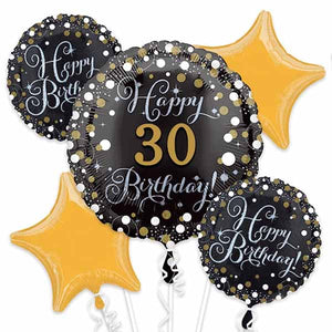 Sparkling Celebration Custom Foil Balloon Set