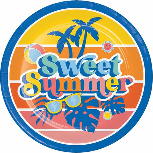 Summer Vibes Dinner Plates