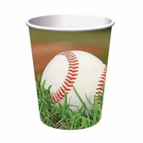 Baseball 9oz Cups - 8ct